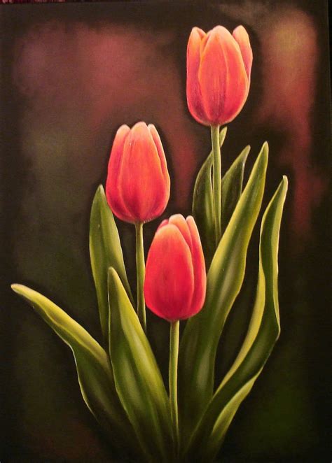 500 Mejores Imágenes De Tulipanes En 2020 Tulipanes Pintura De Tulipán Pinturas Florales