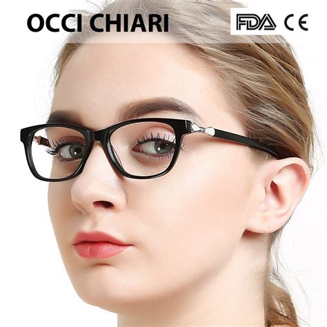 Occi Chiari Women Glasses Frame Prescription Glasses Clear Lens Oculos