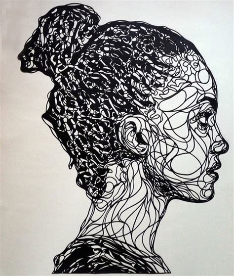 Votre Art Papercut Portraits By Kris Trappeniers
