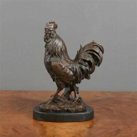 It's versatile for indoor or outdoor use and can be cast or otherwise shaped to render fine detail. Coq - Sculpture en bronze - Statues - Meubles et chaises ...