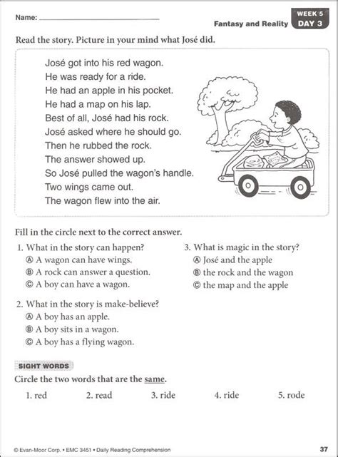 Easily sign the reading comprehension worksheets pdf with. Reading com | Reading comprehension kindergarten, Reading ...