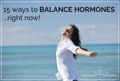 15 Ways To Balance Hormones Naturally Right Now