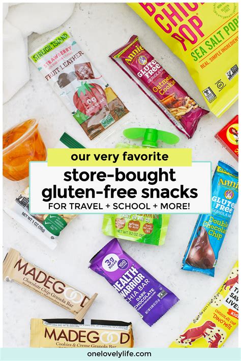 Our Favorite Store Bought Gluten Free Snacks For Kids • One Lovely Life