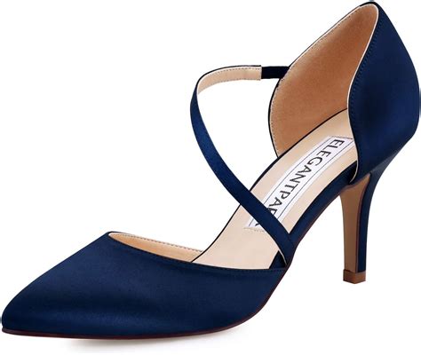 Elegantpark Scarpe Da Donna Con Tacco Alto Con Tacco A Punta In Raso