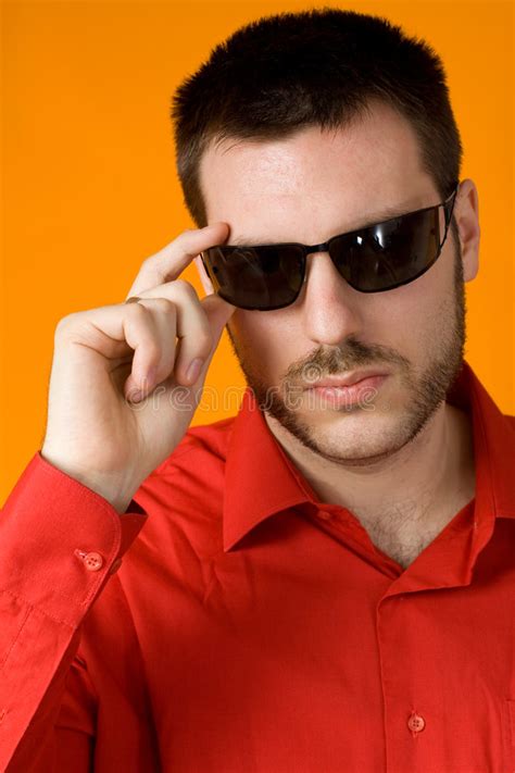 Man With Sunglasses Stock Image Image Of Attitude Face 7916015