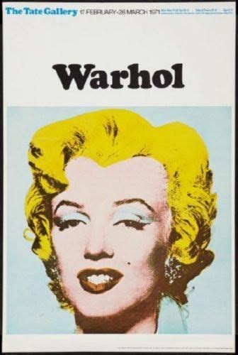 warhol exhibition poster metal sign wall art 8in x 12in andy warhol marilyn 11x17 poster