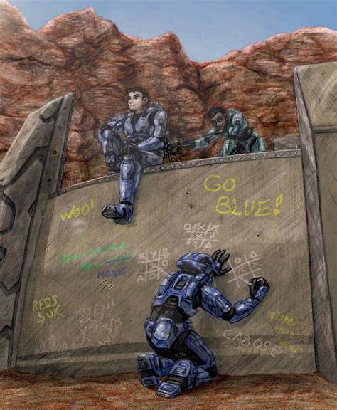 Red Vs Blue Caboose And Sheila
