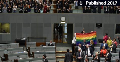 Australia Makes Same Sex Marriage Legal The New York Times