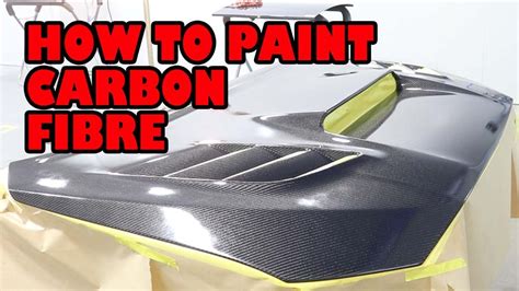 How To Paint A Carbon Fibre Hood Youtube