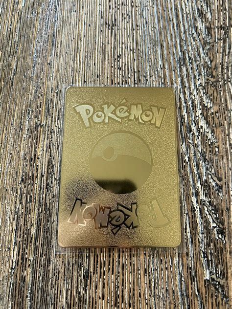 Mavin Shiny Charizard Vmax Gold Metal Charizard Pokemon Card