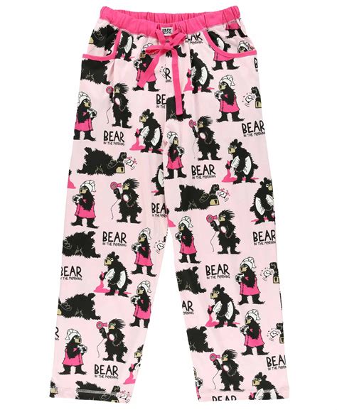Lazyone Pajamas For Women Cute Pajama Pants And Top Separates Bear In