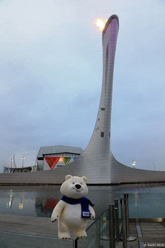 Photo Day 16 Feb 2014 Sochi Olympic Mascots Winter Olympics