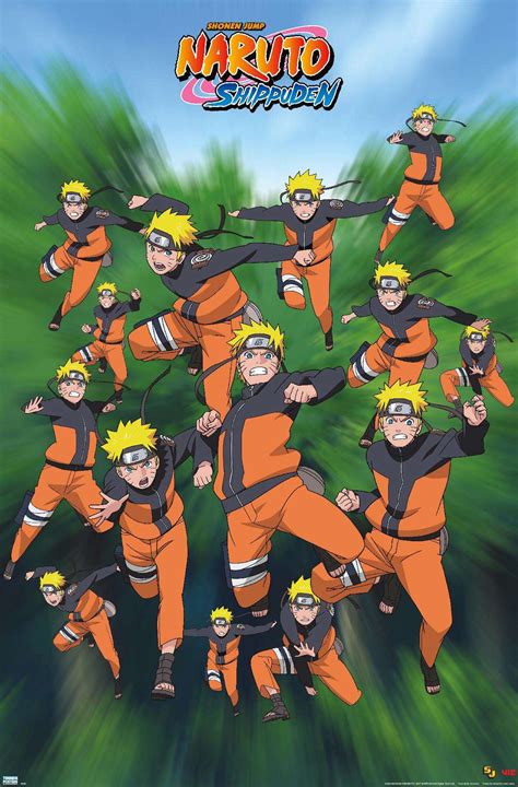Naruto Poses Poster