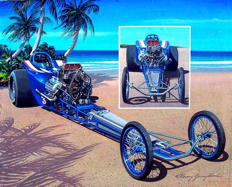 Buckys Roadster Painting By Kenny Youngblood Fine Art America