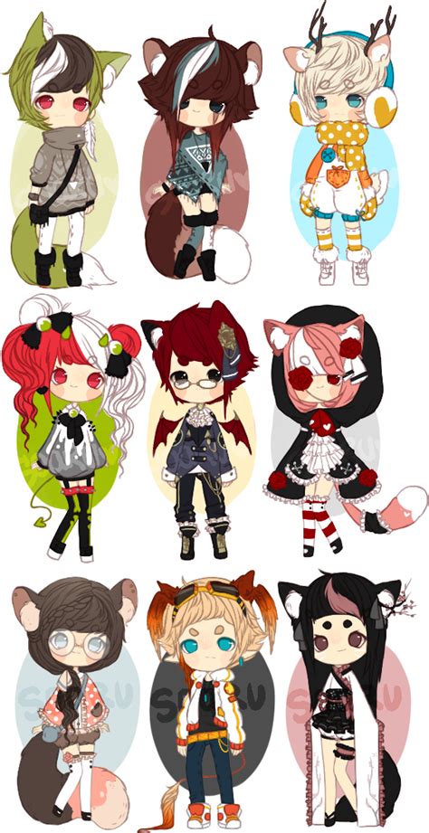 Auction Closed By Soaru On Deviantart With Images Anime Chibi