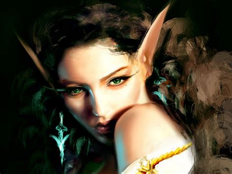 Lingerie Women Abstract Fantasy Art Elves Digital Art Artwork
