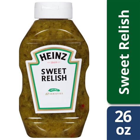 Heinz Sweet Relish 26 Fl Oz Bottle