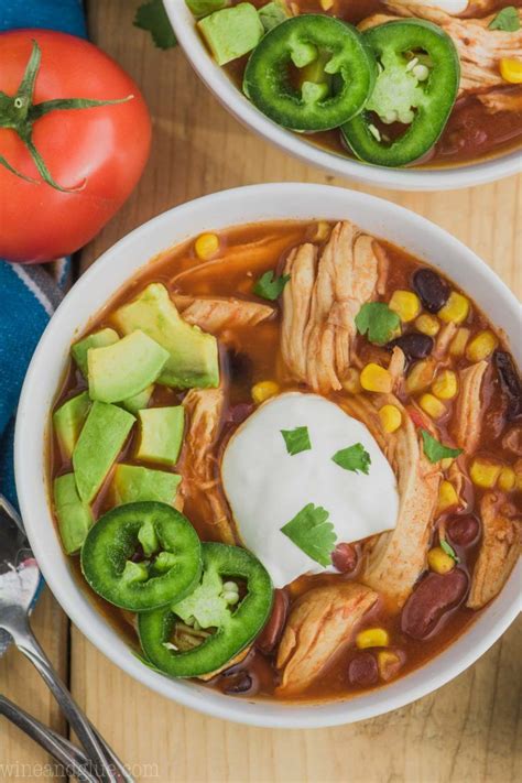 Skinnytaste > crock pot recipes > crock pot chicken taco chili recipe. This Instant Pot Chicken Taco Soup recipe is your favorite slow cooker chicken taco … | Healthy ...