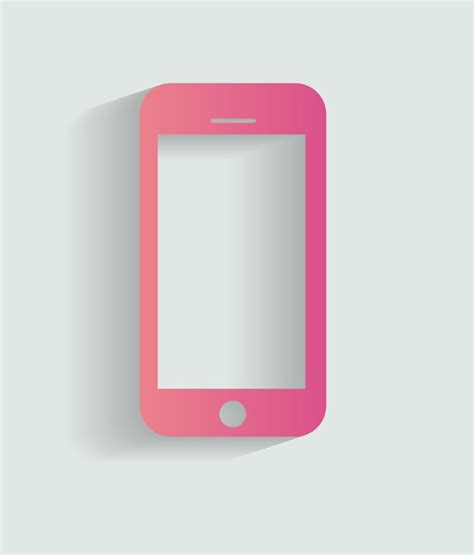 Smartphone Icon Pink ~ Icons ~ Creative Market