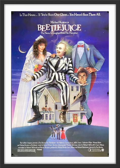 Beetlejuice 1988 Original Movie Poster Art Of The Movies
