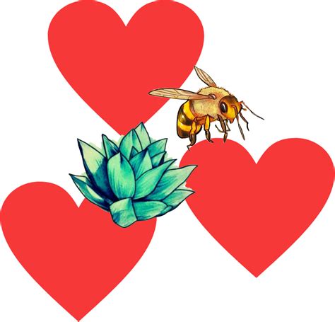Flower Heart Bee Freetoedit Sticker By Greenstar9624