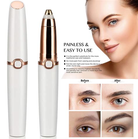 Rechargeable Eyebrow Trimmer Facial Hair Remover For Women In Eyebrow