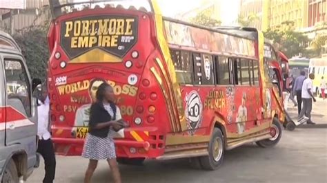 Kenyan Mini Buses Become A Canvas For Art Youtube
