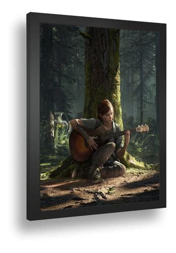 Quadro Emoldurado Poste Ellie The Last Of Us Pt2 Classico Mercadolivre