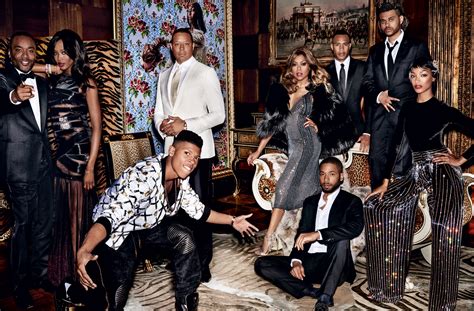 The Cast Of Empire Lee Daniels And The Weeknd Step Out In Style Vogue