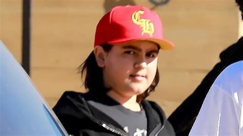 kourtney kardashian s son mason 12 goes on rare outing with scott disick in new pics and fans