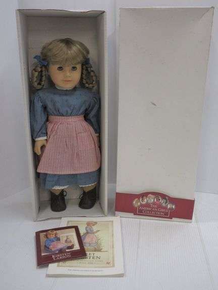american girl doll kirsten with book and box albrecht auction service