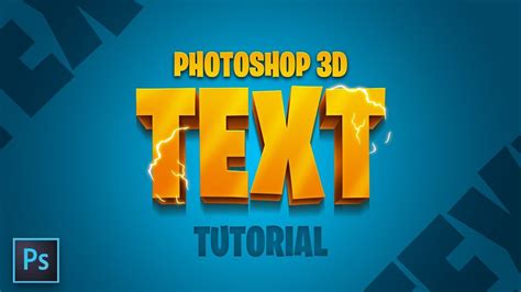 Easily Create 3d Text In Photoshop Tutorial By Edwarddzn In 2020