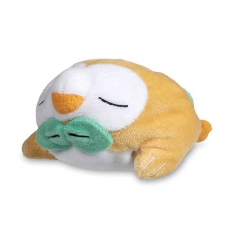 Sleeping Rowlet Kuttari Cutie Plush Pokémon Center Official Site