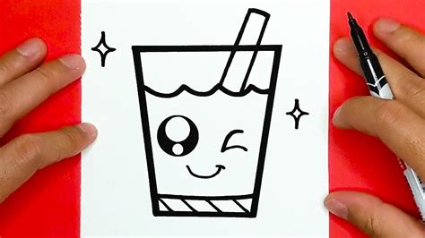 how to draw cute drinking soda things to draw youtube