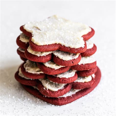Frosted Sugar Cookies Red Velvet Sugar Cookies Handle The Heat