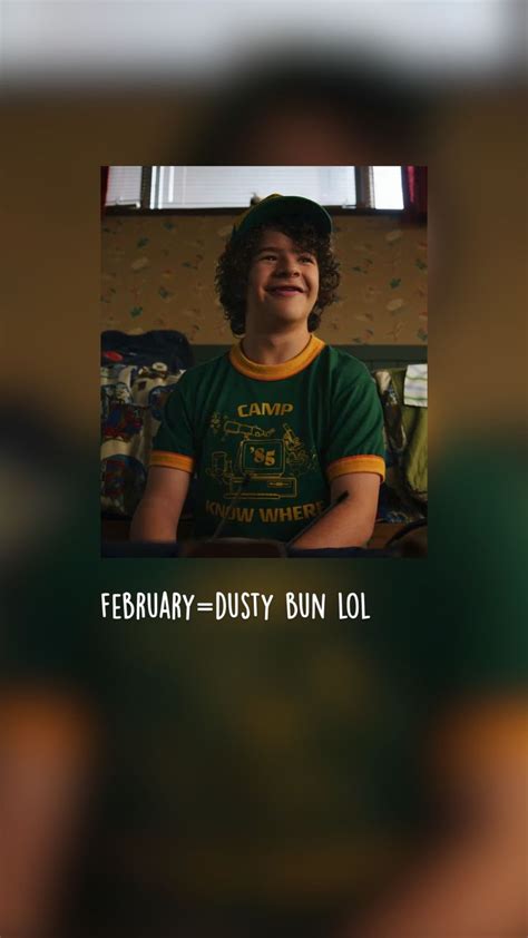 your month your stranger things character♥️ stranger things stranger things funny stranger