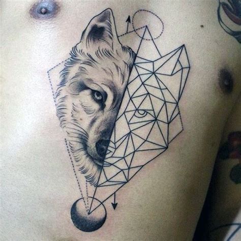 90 Geometric Wolf Tattoo Designs For Men Manly Ink Ideas Tattoo To