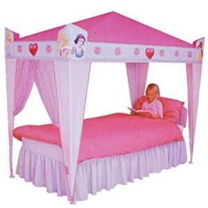 A crown on top of the frame adds the charm and beauty into princess carriage twin size bed frame for your beautiful princess. Disney Princess Ready Room - Canopy: Amazon.co.uk: Toys ...