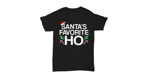 Santas Favorite Ho Santa Funny Christmas T Shirt