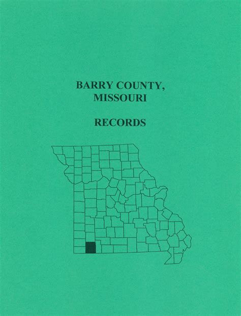 Barry County Missouri Records Southern Genealogy Books