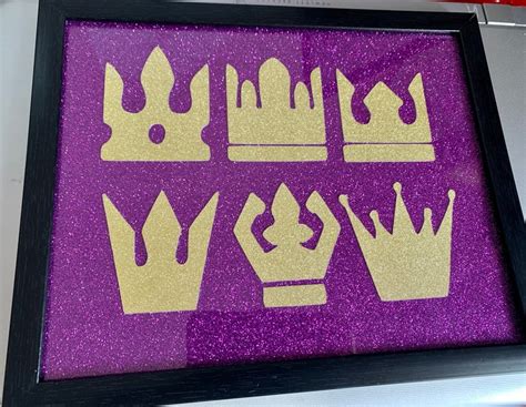 Six Musical Queen Crown Wall Art Broadway Musical West End Etsy