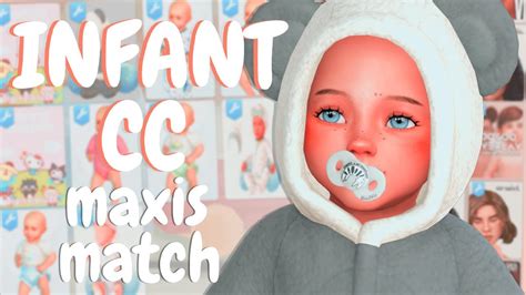 INFANT CC Links Maxis Match Hair Clothes Furniture The Sims 4 CC