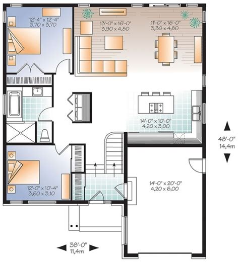 10 Best Images About Small House Plans With Attached ...