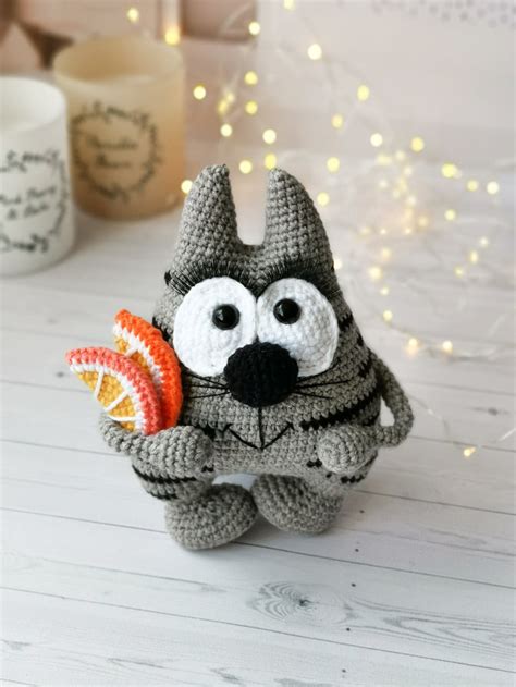 Crochet Pattern The Cat Pattern Tik And Tok Mothers Etsy