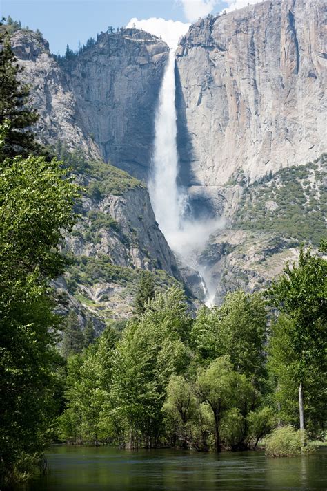 Upper Yosemite Falls Over The Merced River Smithsonian Photo Contest