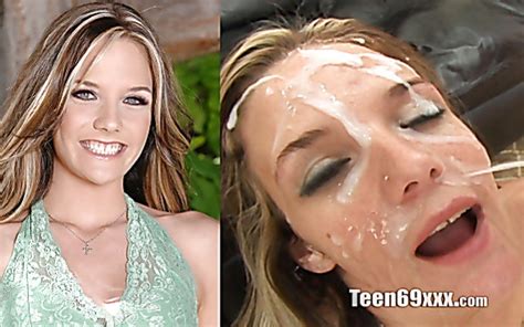Face Before And After Cumshot