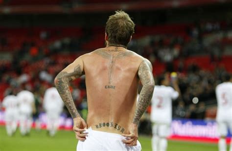 El Significado De Los Tatuajes De David Beckham Sports Illustrated