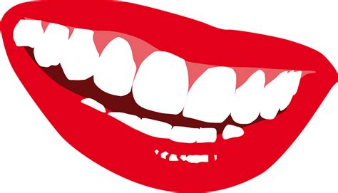 Smiling Mouth Clip Art Free
