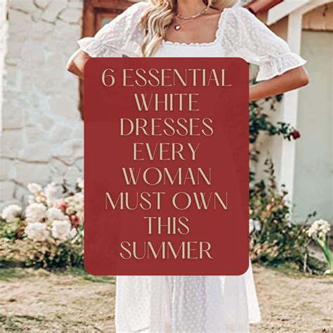 6 Breathtaking White Summer Dresses For The Season Our Fashion Passion