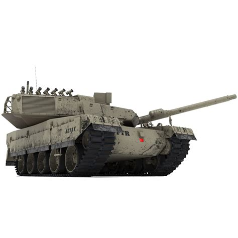 Altay Turkish Main Battle Tank 2 Rigged 3d Model 199 Max Free3d